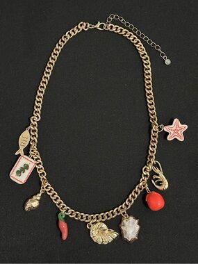 Mixed Large Scale Charm Pendant Necklace - Universal Thread™ Gold